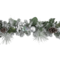 Northlight 6ft. Flocked Pine Christmas Garland with Ornaments - image 4