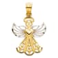 Gold Classics&#40;tm&#41; 14kt. Yellow Gold Filligree Angel Pendant - image 1