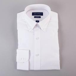 Mens Architect(R) High Performance Button Collar Fitted Dress Shirt