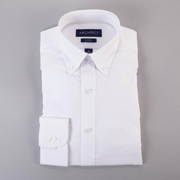 Mens Architect&#40;R&#41; High Performance Button Collar Fitted Dress Shirt - image 