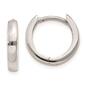 Gold Classics&#40;tm&#41; 14kt. White Gold Hinged Hoop Earrings - image 1