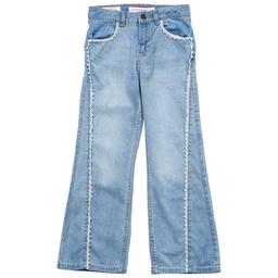 Girls (7-16) Lucky Brand Mid Rise Crochet Trim Flare Jeans