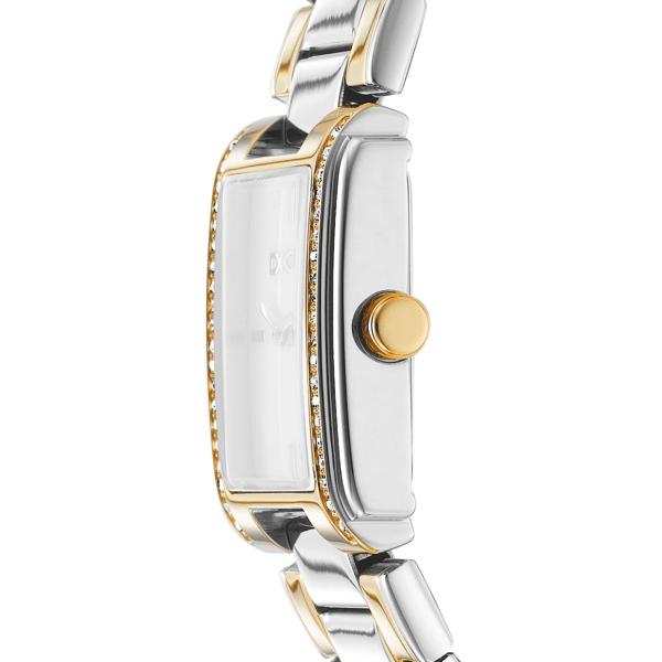 Womens DKNY Crystal Accented Case Two-Tone Watch - DK1L122M0075