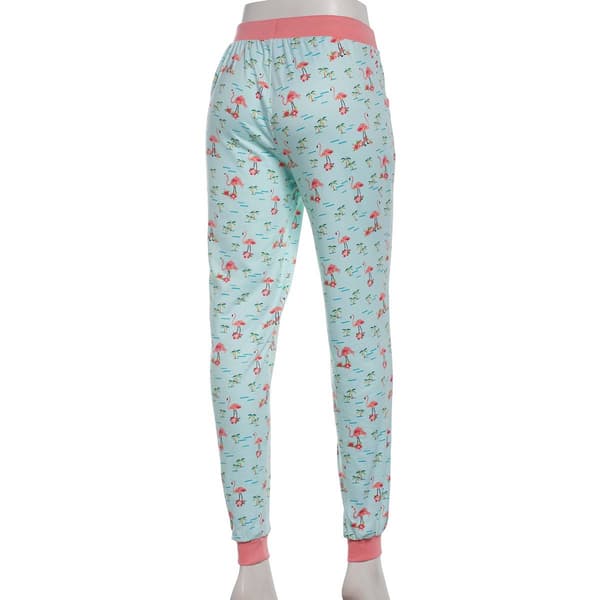 Womens Pillow Talk Flamingo Pajama Joggers