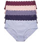 Womens Danskin 5pk. Rose Gold Logo Hipster Panties - DS7254-5PKBR - image 1