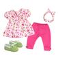 Sophia&#39;s® Floral Top and Leggings Set with Headband - image 5