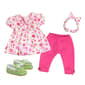 Sophia&#39;s® Floral Top and Leggings Set with Headband - image 5