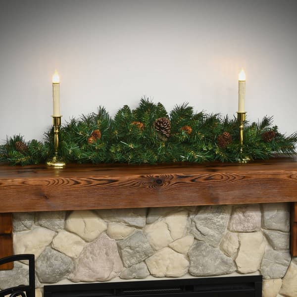 National Tree 36in. Pine Cone Crescent