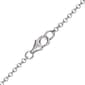 Splendere Sterling Silver Cubic Zirconia Baguette Cross Necklace - image 2