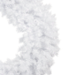 Northlight Icy White Iridescent Spruce Christmas Wreath - image 3
