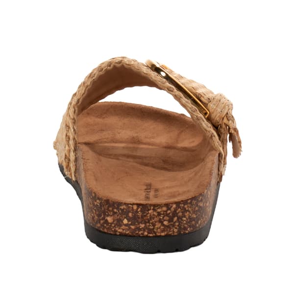 Womens Elizabeth & Nicole Single Band Buckle Slides