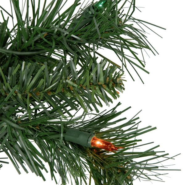 Northlight Pre-lit Chatham Pine Multicolor Light Christmas Wreath