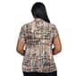 Plus Size 24/7 Comfort Apparel Geometric V-Neck Blouse - image 3