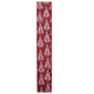 Northlight 12pk. Cranberry Red & White Trees Wired Ribbon - image 2