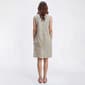 Womens Dash Sleeveless Pintuck Solid Shift Dress - image 4