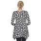 Womens White Mark Geometric Circle Tunic Top - image 2
