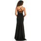 Juniors Emerald Sundae Floral Embroidered Lace Up Back Maxi Dress - image 3