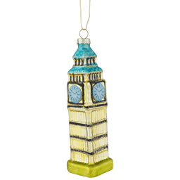 Northlight Golden Big Ben Glittered Glass Christmas Ornament