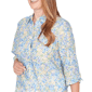 Womens Alfred Dunner Classics 3/4 Sleeve Lace Hem Button Down - image 5