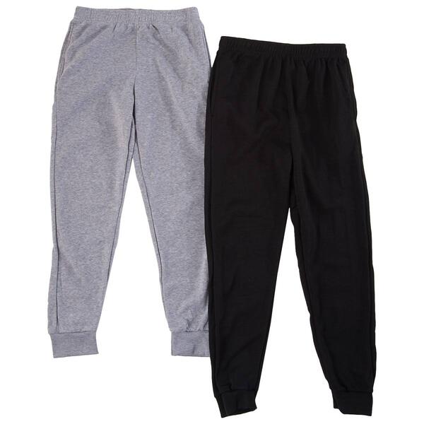 Boys &#40;8-20&#41; Ultra Performance 2pk. Fleece Joggers - image 