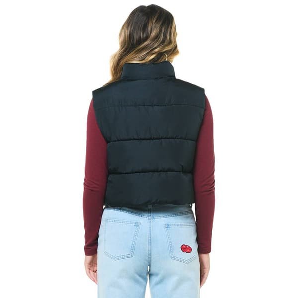 Juniors No Comment Boxy Puffer Vest