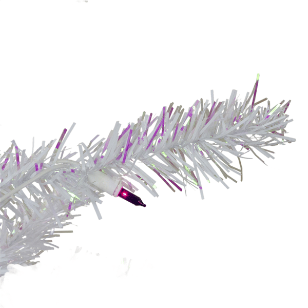 Northlight 4ft. Purple Pre-lit Iridescent Pine Christmas Tree