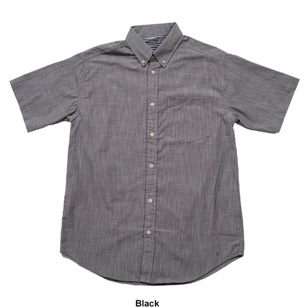 Mens Architect&#174; Cross Hatch Short Sleeve Button Down Shirt