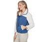 Petite Alfred Dunner Sunset Ridge Denim & Sherpa Bomber Jacket - image 3