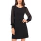 Petite MSK Clip Dot Balloon Sleeve Sheath Dress - image 1