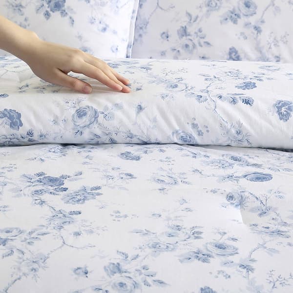 Laura Ashley Belinda Cotton Reversible Comforter Set
