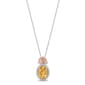 Enchanted by Disney Sterling Silver Citrine Pendant Necklace - image 1
