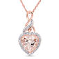 Gemstone Classics(tm) 10kt. Rose Gold 1/2ctw. Diamond Pendant - image 1