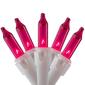 Northlight Seasonal 50ct. Pink Mini Christmas Light Set - image 1