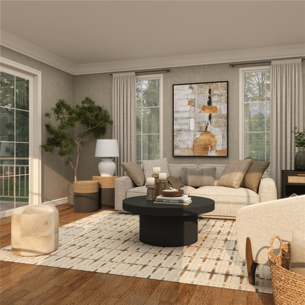 9th & Pike® Bohemian Black Wood Accent Table Set