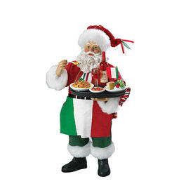 Kurt Adler 10.5in. Musical Italian Santa