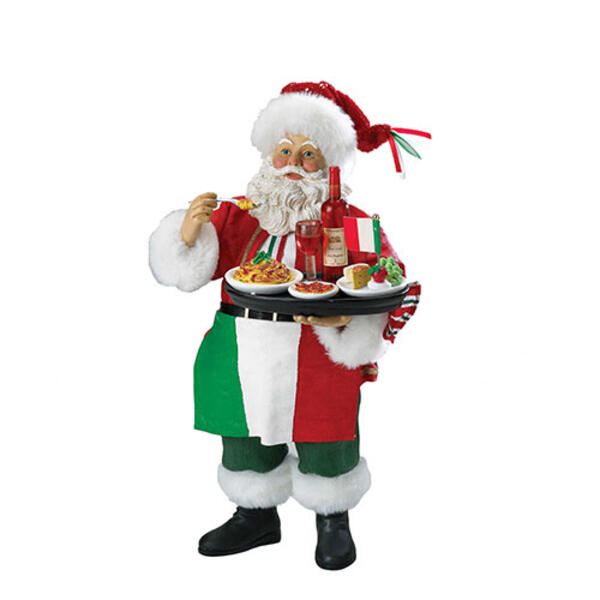 Kurt Adler 10.5in. Musical Italian Santa - image 