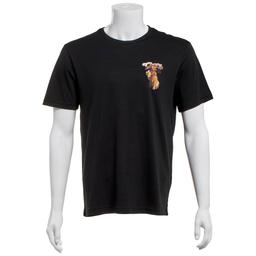 Mens Chaps Dog with Beer Short Sleeve Graphic Tee