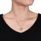 Sophia B Sterling Silver 0.06ct. Diamond Infinity Heart Pendant - image 2