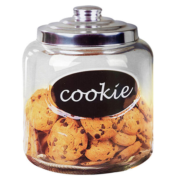 Home Basics Glass Cookie Jar - image 