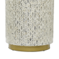 9th & Pike® Contemporary White Mother Of Pearl Shell Accent Table - image 5