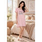 Womens Rene Rofe(R) Feline Sleepy Cat Embroidered Nightshirt - image 1