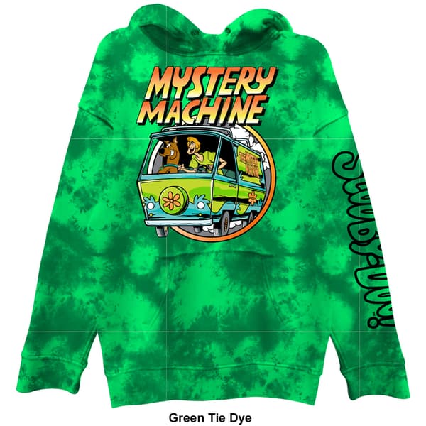 Young Mens Scooby-Doo™ Tie Dye Fleece Hoodie - Boscov's