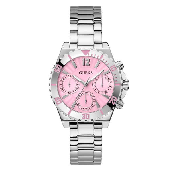 Womens Guess Watches(R) Silver Tone Multi-function Watch-GW0696L1 - image 