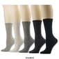 Womens Cuddl Duds&#174; 5pk. Rib Welt Crew Socks - image 3