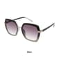 Womens Martha Stewart Plastic Geo Sunglasses with Metal Temples - image 2