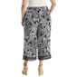 Plus Size Rafaella® Crochet Trim Paisley Wide Leg Pants - image 2
