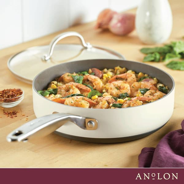 Anolon&#174; Achieve Hard Anodized Nonstick 3qt. Saut&#233; Pan