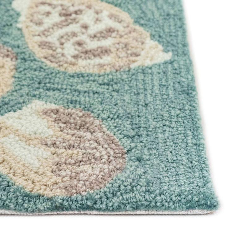 Liora Manne Capri Seashell Border Rectangular Runner