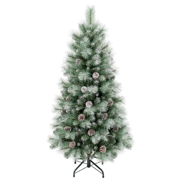 National Tree 4.5ft. Perry Hard Needle Snow Dusted Pine Tree
