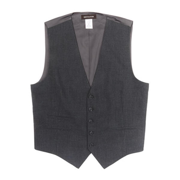 Mens Bert Pulitzer Stretch Solid Vest - Charcoal - image 